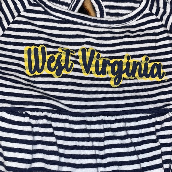 •COLOSSEUM•WEST VIRGINIA RUFFLE TOONS OUTFIT SETS SIZE 0-3 MONTHS EUC/NWOT - Picture 6 of 8